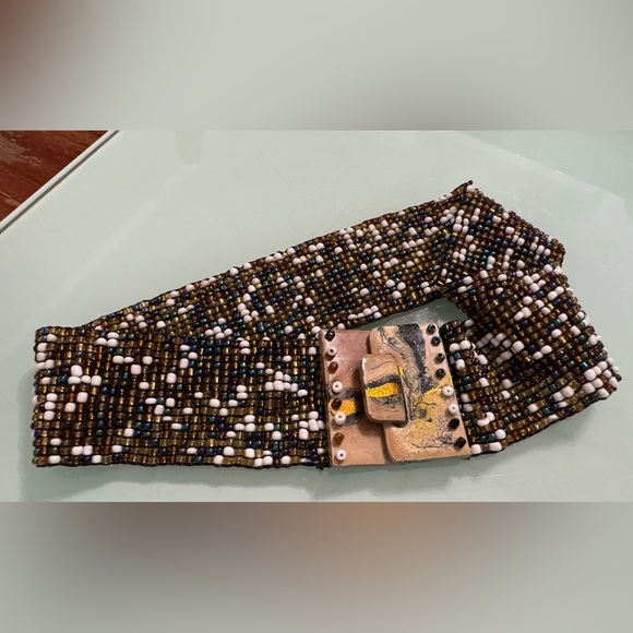 Multi-colored Belt glass beads - Picture 1 of 4